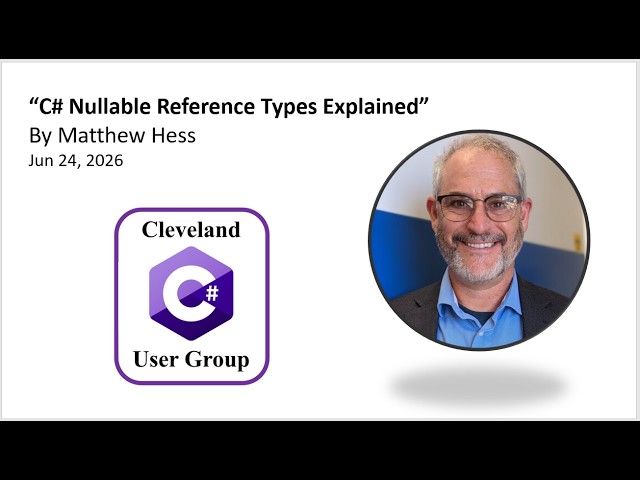 "C# Nullable Reference Types Explained" By Matthew Hess