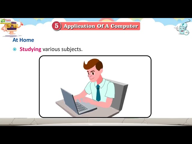 Chapter-5 Application of a Computer | Computer Class-2 | Student Scholar