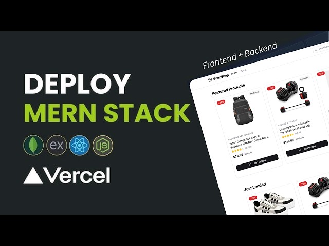 How to Deploy MERN Stack Project on Vercel