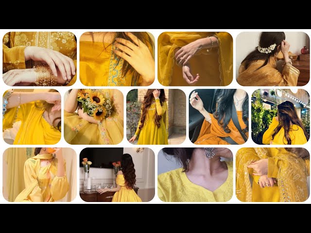🌼💛 Yellow Dress DPs for Girls 🌻✨ | Cute Yellow Girl DP 🍯🌼 | Aesthetic Instagram DPs 🌞💛