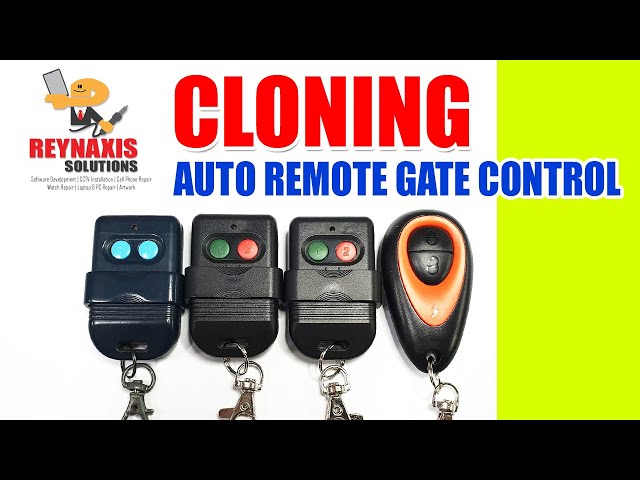 Remote Control Car and Gate Cloning (How To Duplicate Gate Remote Control with CMC5326 330MHz)