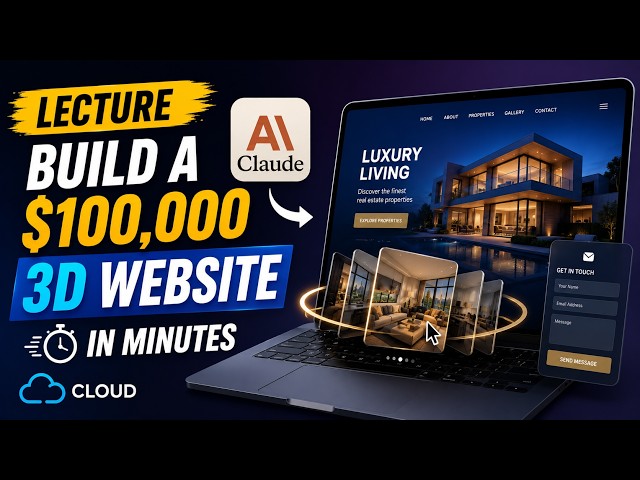 Build a $100,000 3D Website with Claude AI