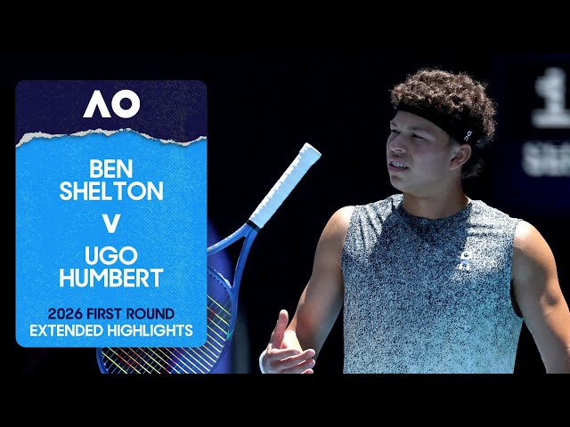 Ben Shelton v Ugo Humbert Extended Highlights | Australian Open 2026 First Round