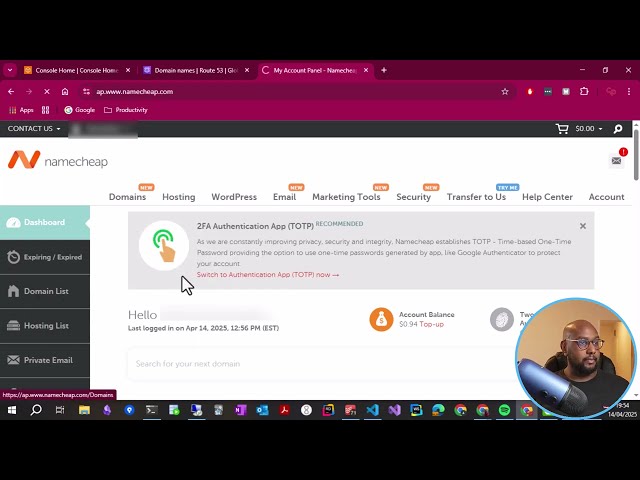 How to Transfer a Domain to AWS from Namecheap or Godaddy