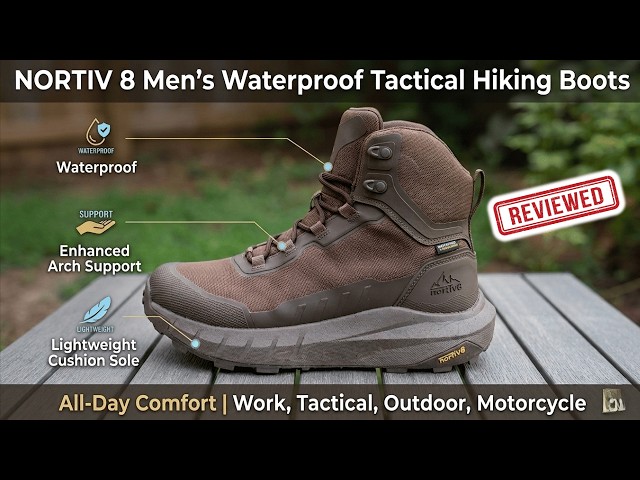 NORTIV 8 Waterproof Tactical Hiking/Work Boots (Review)