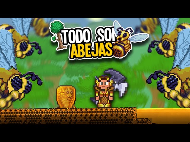 TERRARIA pero TODO SON ABEJAS 🐝🙀| #MAKE