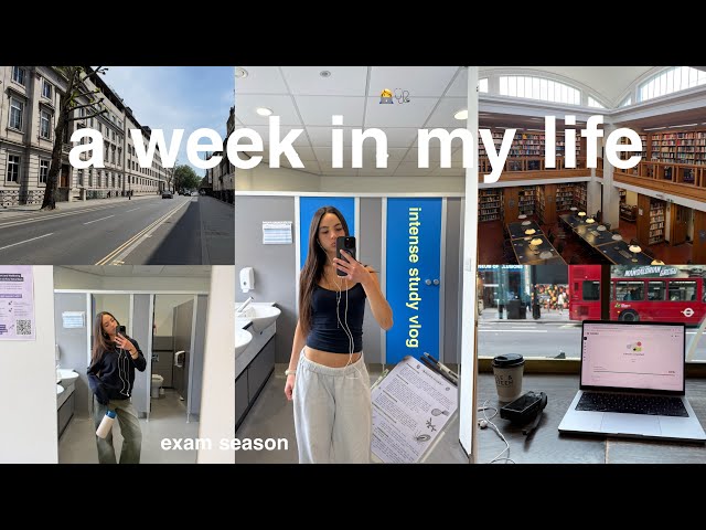 a week in my life in exam season | med student vlog 🩺