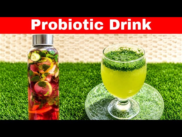 Probiotic Drink Recipe | Summer Drink Recipes | Mint Margarita Drink Recipe
