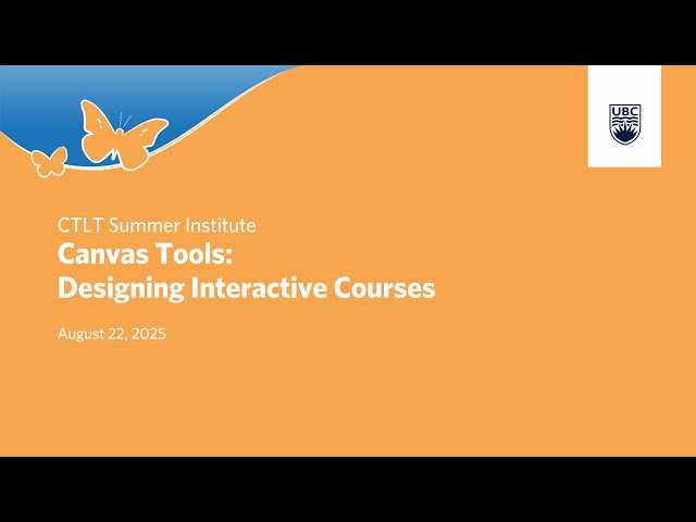 Canvas Tools: Designing Interactive Courses