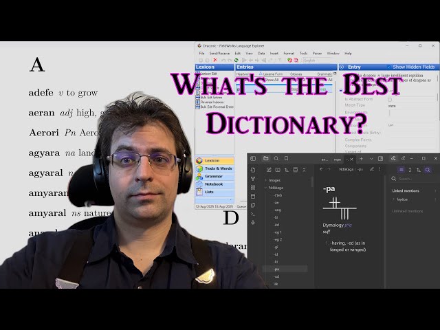 What's the Best Tool to Make a Conlang Dictionary?
