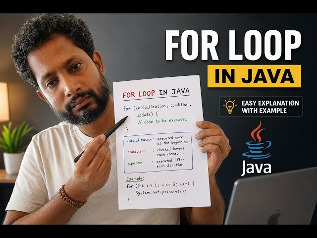 Video 7 - ICSE Java A to Z | For Loop in Java 🔥 #Java #ICSE #Coding