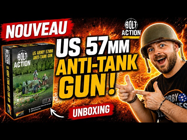 UNBOXING US 57mm Anti-Tank Gun BOLT ACTION !