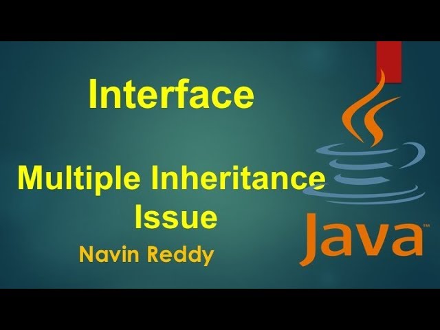 #7.7 Java Tutorial | Multiple Inheritance issue with Interface