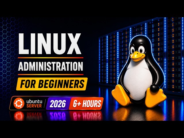 Full Linux Course For beginners 2026 | Master Linux System Administration From Scratch