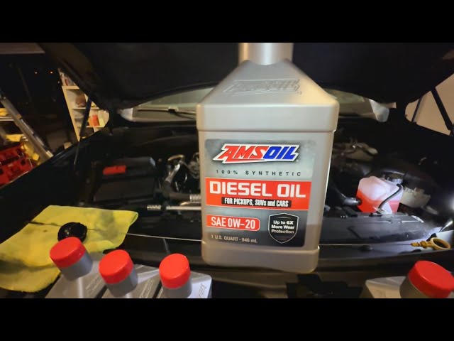 Complete AMSOIL oil change, K&N filter, Liquimoly flush 21-24 GMC Yukon with LM2, 95000 mile service