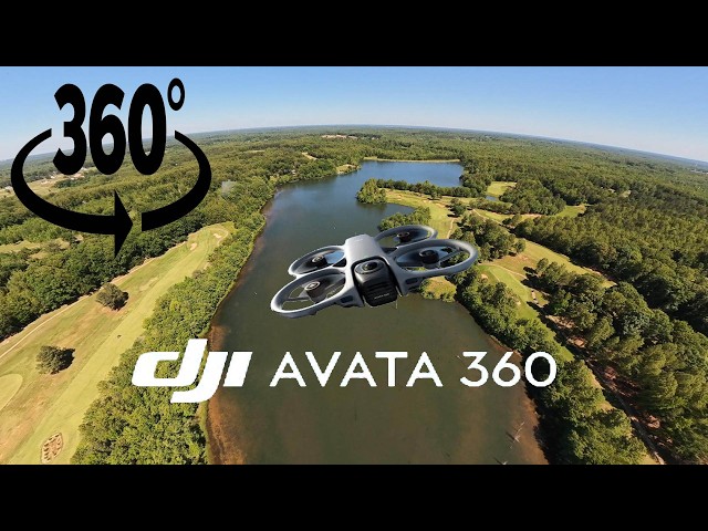 8K Video - DJI Avata 360 - Golf Course Flight
