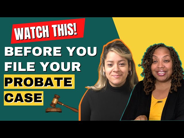 How To File A Court Case| Probate Process Start To Finish| GA AL FL Realtor