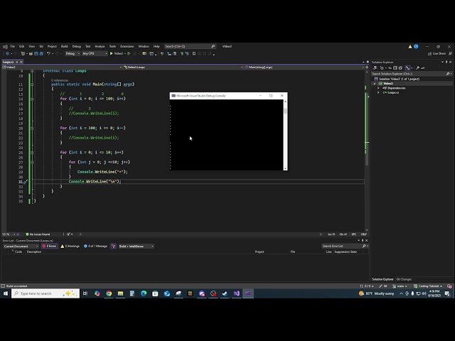For Loops and If Statements