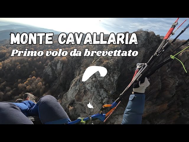 First paragliding flight as a certified paraglider - Monte Cavallaria - 1478 m (Brosso - TO) 4K