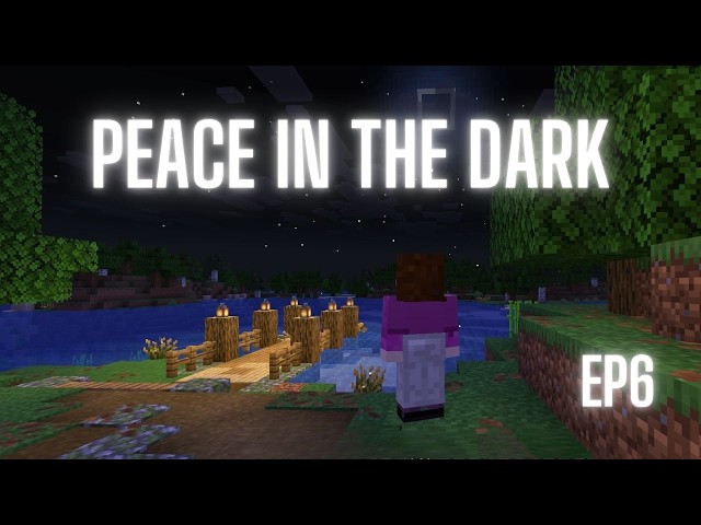 Fall Asleep Quick | Soft-Spoken Minecraft | Building a Moonlit Dock Ep.6