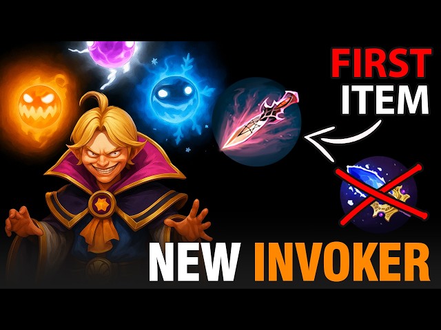 New Invoker First Item Witch Blade Imba - Immortal Mid in 7.41b