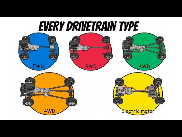 Every Drivetrain Layout in Cars EXPLAINED!