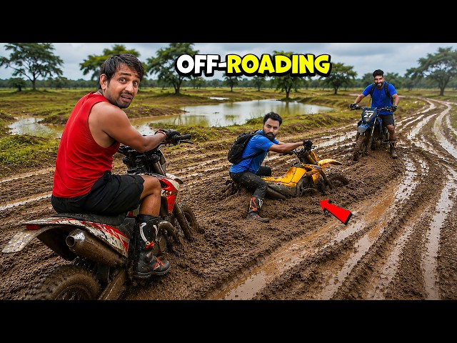 Extreme Off-Roading With Dirt Bikes - In Forest