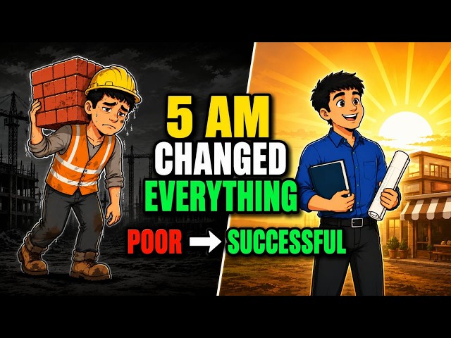 The Power of 5 AM | How One Morning Habit Changed a Poor Man's Life Forever | Life Changing Story |