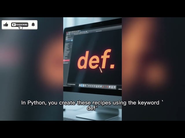 Python def and functions