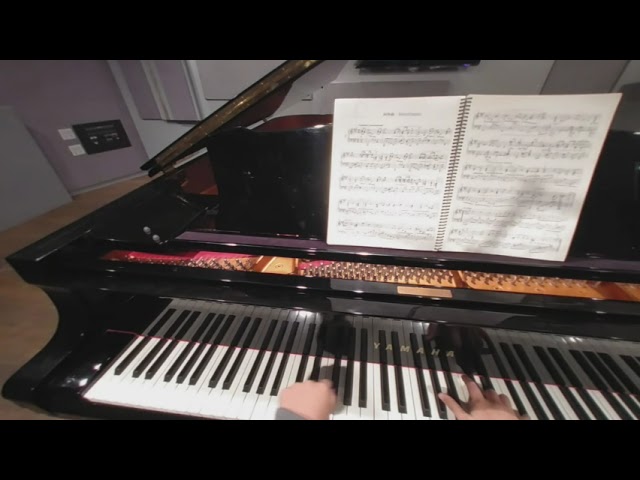 VR180 Piano Performer Perspective with Binaural Recording