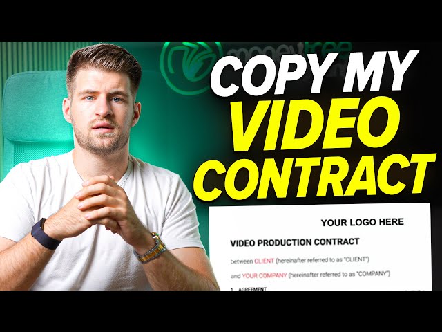 How To Make A Video Production Contract (Step-By-Step!)