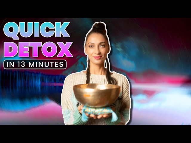 QUICK CORTISOL DETOX | Healing Frequencies | Sound Bath Meditation before Sleep