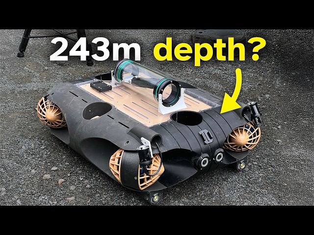 Our DIY Sub Explores A Flooded Hole To MAX DEPTH (PT3)