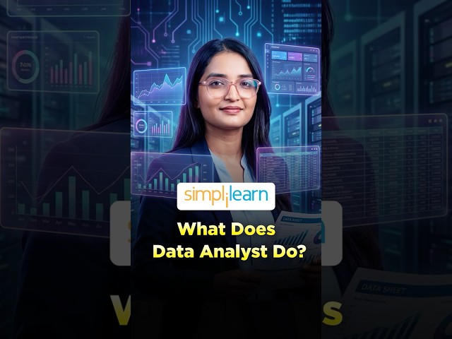 What Does a Data Analyst ACTUALLY Do? 💼 Real Job Explained #dataanalystcareer  #shorts #simplilearn