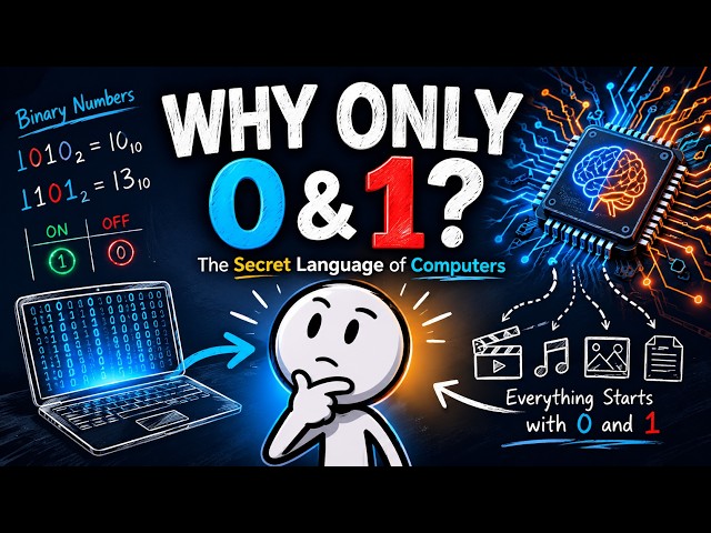 How Computers Understand 0 and 1 | Binary Numbers Explained