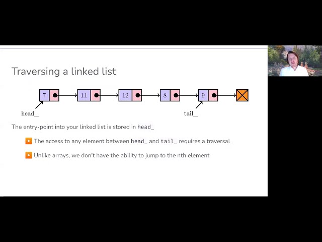 0318: Traversing a linked list