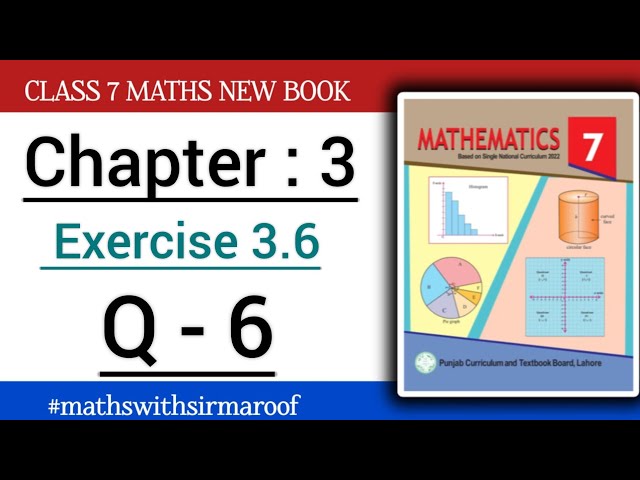 Class 7 Math | Chapter 3 Exercise 3.6 | Q-6 | New booK Solution PCTB #sirmaroof