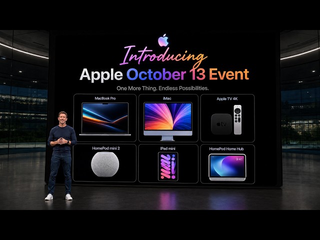 Apple Just LEAKED Their October Event! (OLED iPad Mini, Touchscreen Mac & MORE)