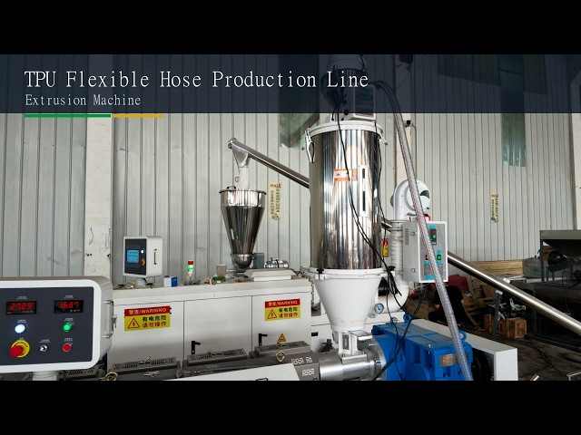 TPU Flexible Hose Production Line | TPU Tube Extrusion Machine