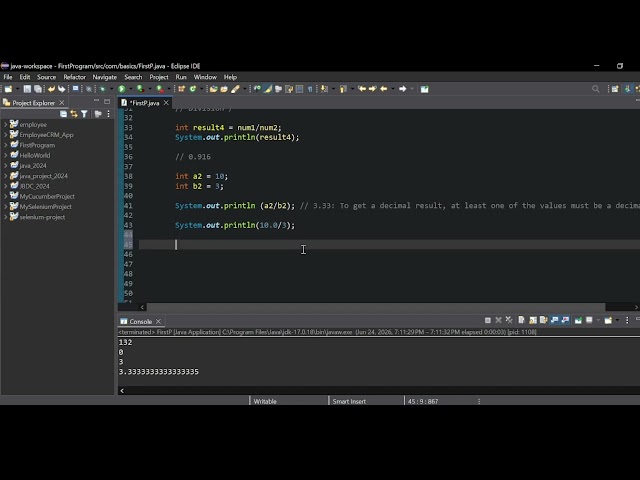 # 9 _ Arithmetic Operators in Java