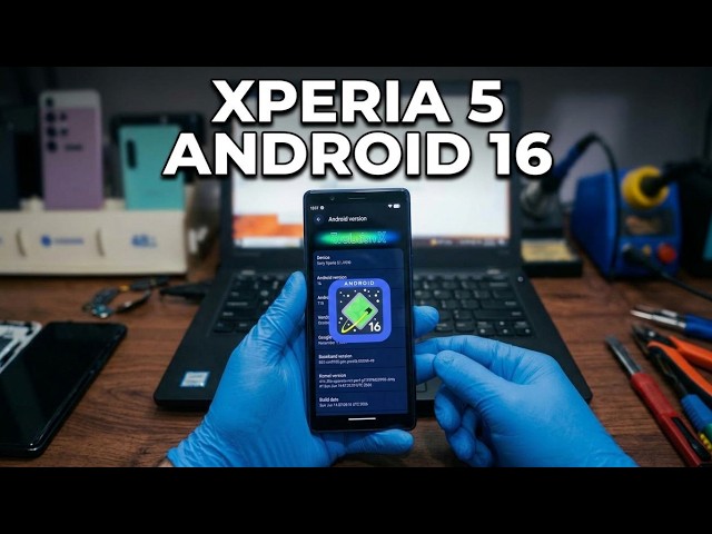 Install Android 16 EvolutionX Xperia 5