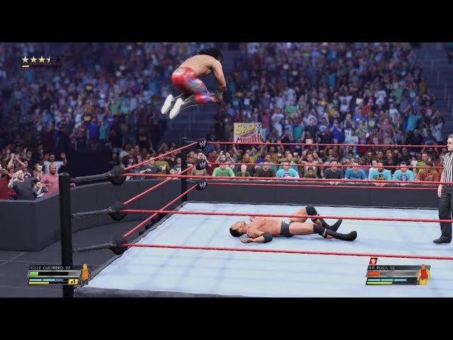 WWE 2K22 - Eddie Guerrero vs The Rock Undisputed Championship Match