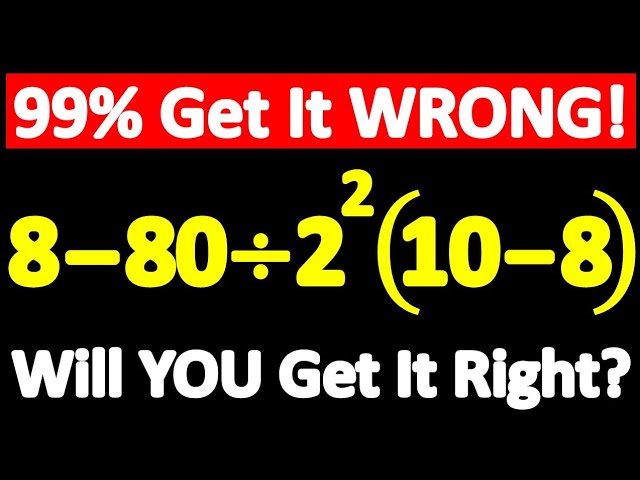 This Easy Math Challenge Tricks Most People! Can YOU Solve It?