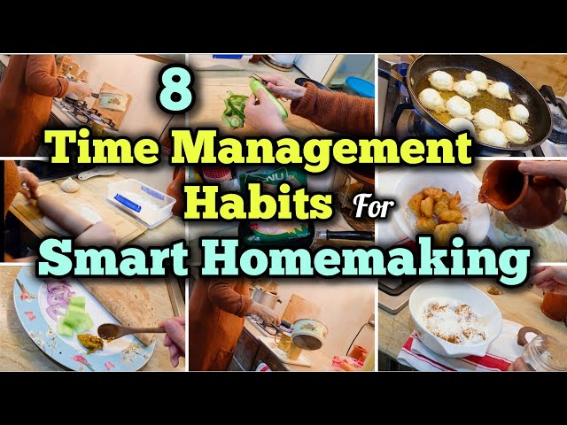 8-Smart Time Management Tips For Working Women/Housewives🧕 | Make Yr Homemaking Easier | WomeniaATF
