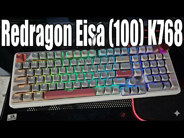 The Eisa 100 Is A Performance Evolution Of A Solid All Around Keyboard. Redragon K768. Full Review.