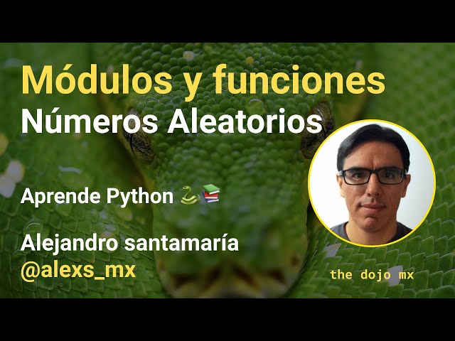 Learn Python 🐍📚 - Ep 17 Modules, functions, and the random module
