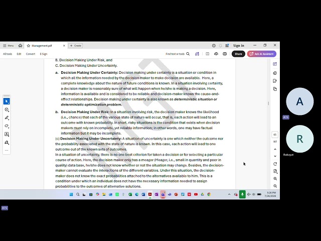 MGT Lesson 04 - Management Process