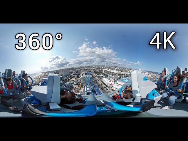 GaleForce 360° front seat on-ride 4K POV Playland's Castaway Cove