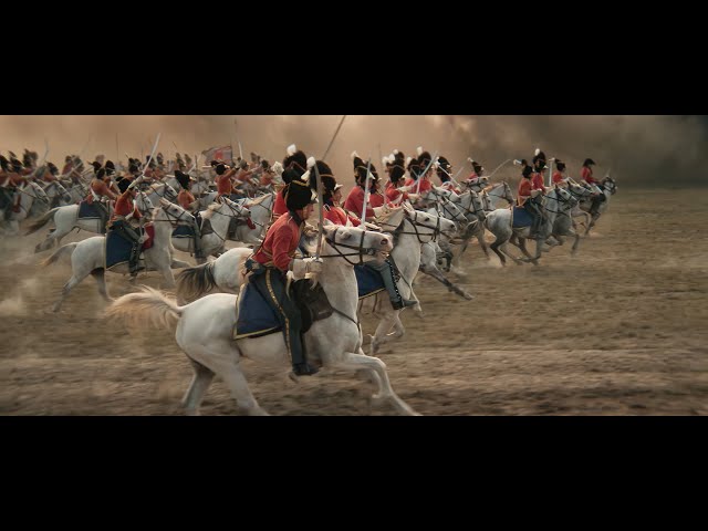 Waterloo (1970) - Charge of the Scots Greys - 4K Upscaled