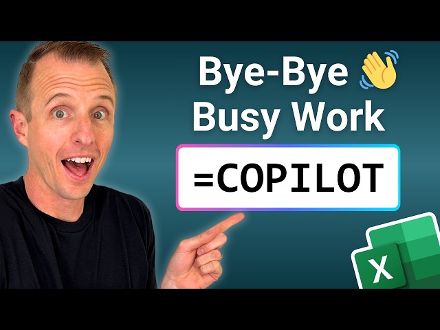 17 Ways to Use Excel’s New COPILOT Function (🤯 Data Cleanup)